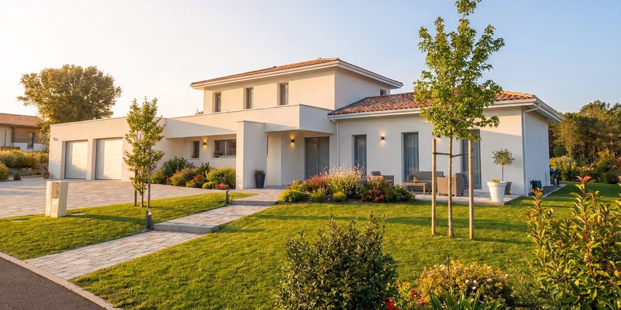 Villa d'architecte « HouseDayNight » — Constructeur maison neuve Landes