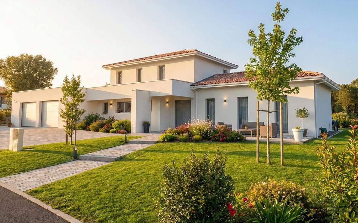 Construction maison Lit-et-Mixe : Villa d'architecte « HouseDayNight » — Réalisation Landes Habitat