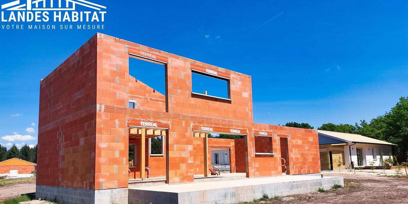 Chantier en cours Lesperon : La maçonnerie avance vite
