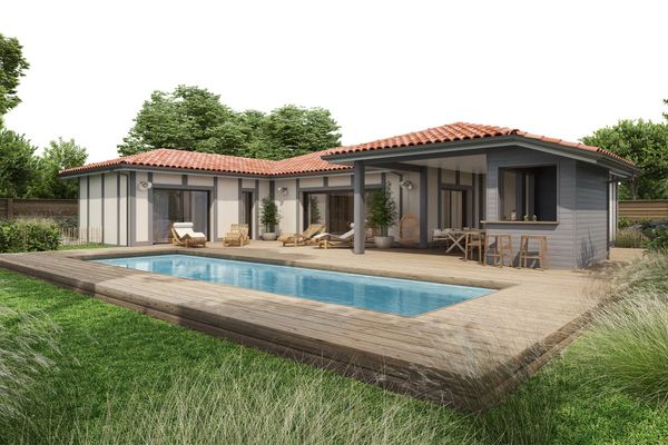 Maison contemporaine haut de gamme - Gamme Landes Habitat sur mesure