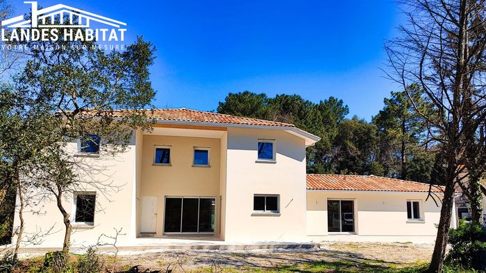 Construction maison Vieux-Boucau : Les enduits sont terminés