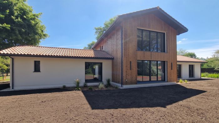 Maison neuve construite sous contrat CCMI par Landes Habitat dans les Landes