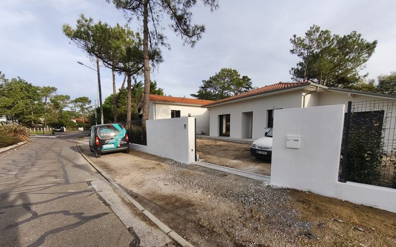 Maison après rénovation et extension par Landes Habitat à Capbreton