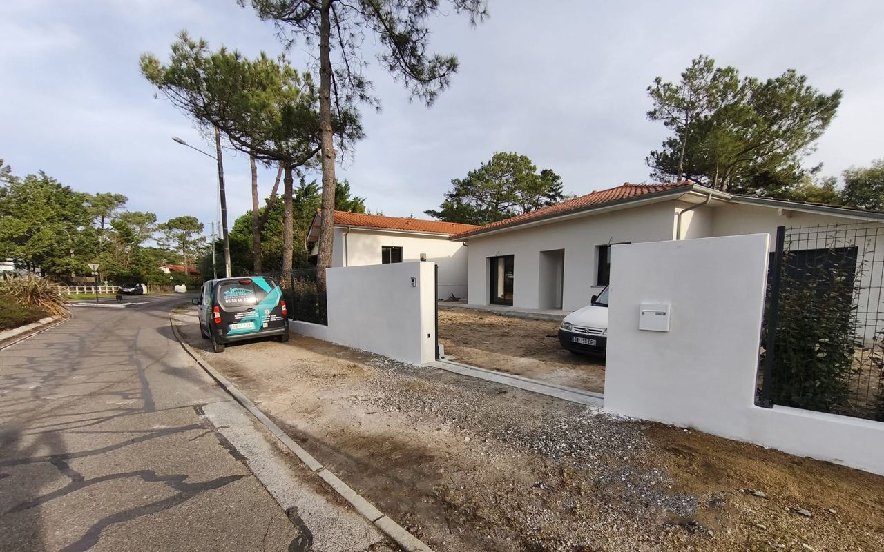 Rénovation de façade à Capbreton par Landes Habitat